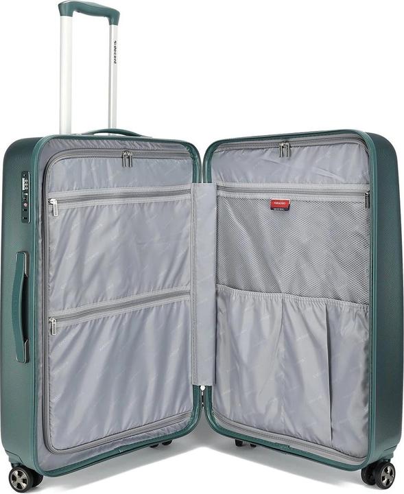 Actual product image Decent Paradiso large suitcase - 76 cm -95 liters - TSA slot olive green (95 l)