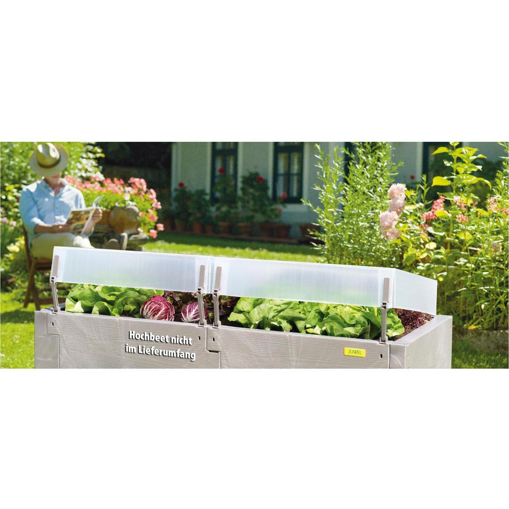 Juwel Thermohauben für Hochbeet Profiline Basis-Set oder als Ersatzteil für Hochbeete mit Thermohauben (B01BEPTX9S)