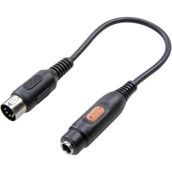 Thumbnail - SpeaKa Professional SP-7870312 DIN-Anschluss / Klinke Audio Adapter (1x DIN-Stecker 5pol., Audio Adapter, Schwarz