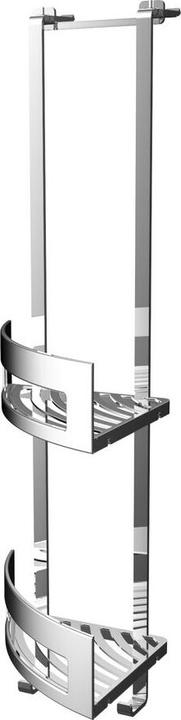 Emco EC Türetagere system2 00126 SYSTEM 2 m. 2 Eckkörben chr mit 2 verschiebbaren Eckwandkörben