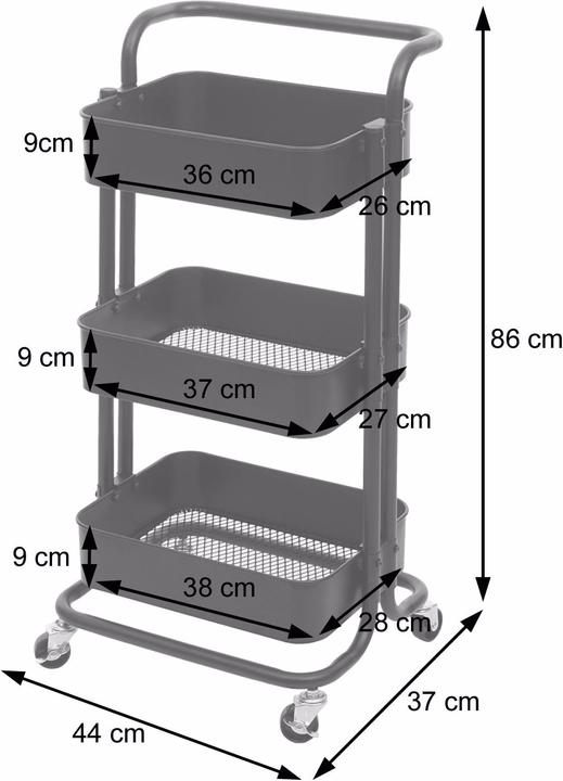 Produktbild Jamb Servierwagen Metall