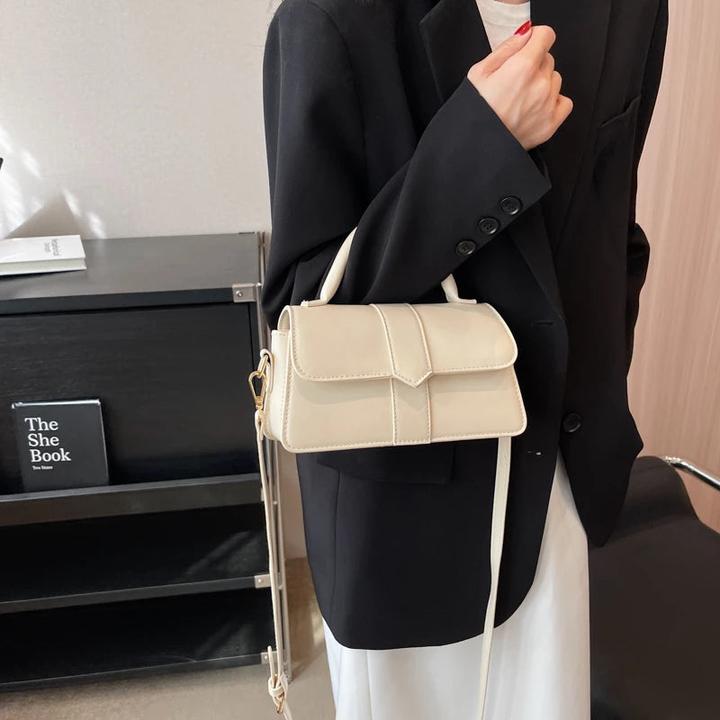 Image du produit Only-Bags.Store Pu cuir sac à bandoulière sac à main - Crossbody sacs vintage avant-bras sac carré Satchel