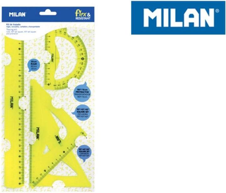 Produktbild Satz Lineale Flex, gelb (30 cm)