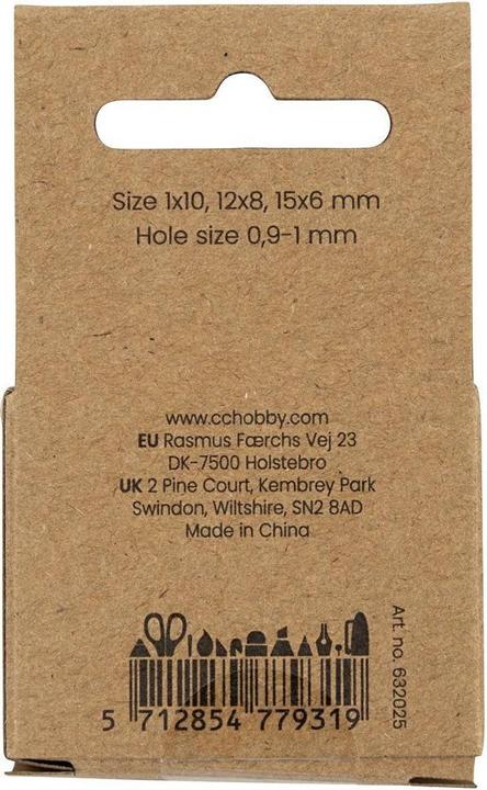Produktbild Creativ Company Perlen-Set Achatstein Hellrosa, 6-10 mm, Packungsgrösse