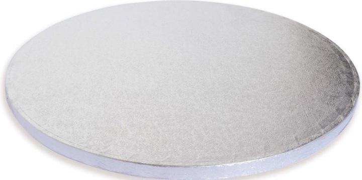 ScrapCooking Onderzetter voor taarten 1 stuk zilver 1 cm dik/30,4 cm