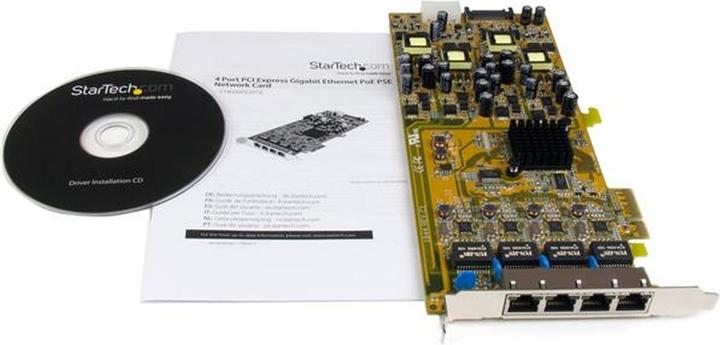 Productafbeelding StarTech 4 Poort PCIe Gigabit Netwerkkaart (Mini PCI Express)