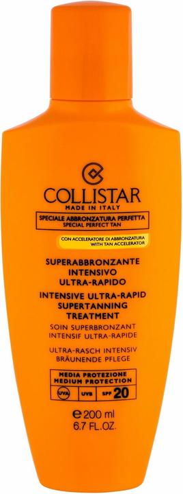 Collistar CS Sun - Intensive Ultra-Rapid Supertanning Treatment SPF20 (Sonnencreme, SPF 20, 200 ml)