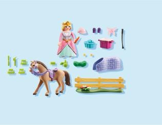 Produktbild Playmobil Prinzessin mit Pferd (71801, Playmobil Princess Magic)