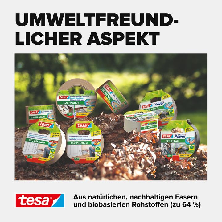 Actual product image tesa extra Power Eco Repair, schwarz (38 mm)