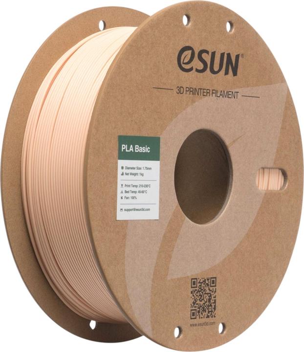 Produktbild eSUN PLA Basic Beige Filament 1.75mm 1Kg (PLA, 1.75 mm, 1000 g, Beige)