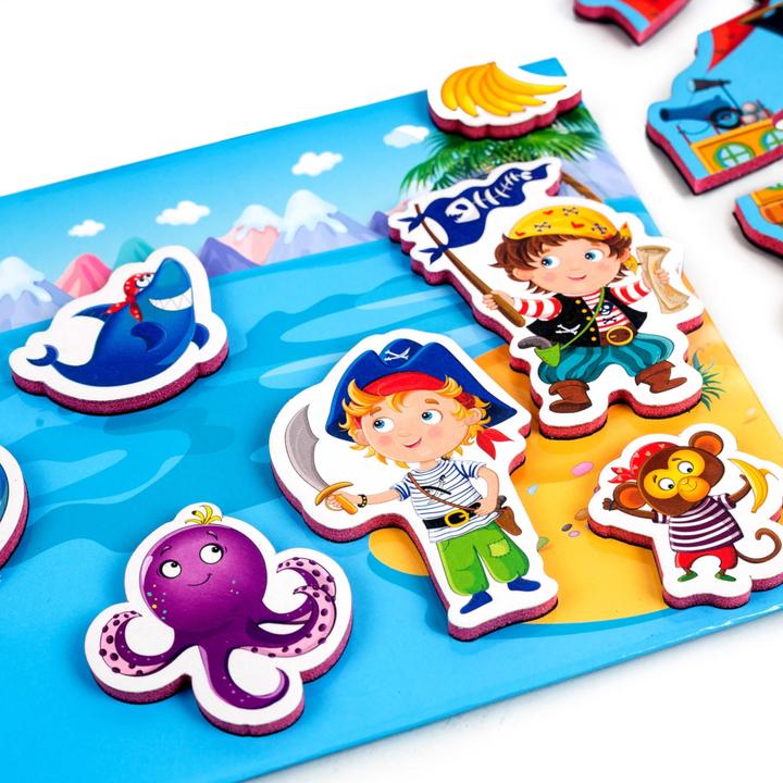 Actual product image Magnet game pirates (3 - 6 years)