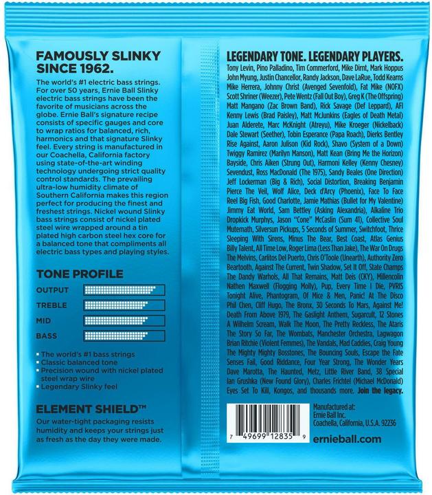 Produktbild Ernie Ball Extra Slinky (4 x, E-Bass, 0.10")