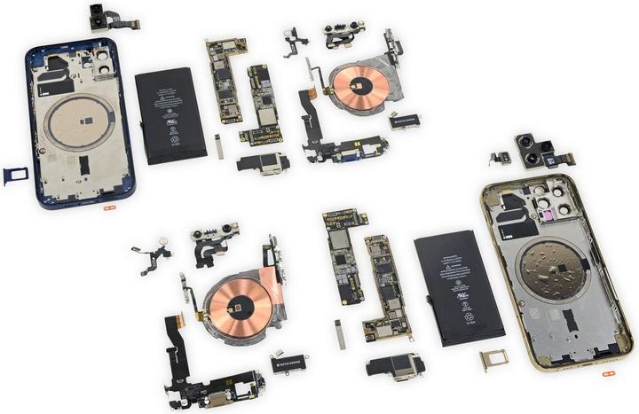 CoreParts 12 mini Side Buttons Set +SIM (iPhone 12)