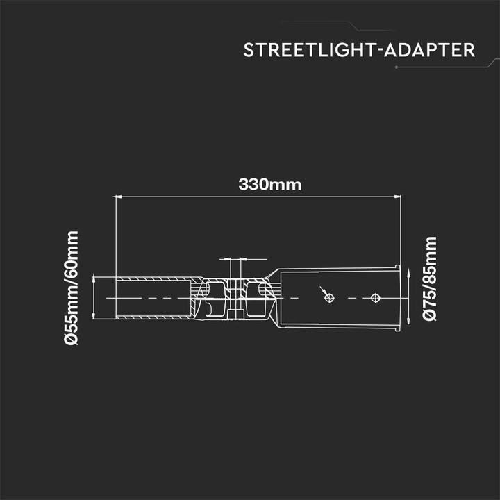 Actual product image V-TAC VT795 Adapter for street lighting