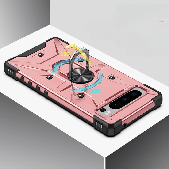 Produktbild Cover-Discount Google Pixel 8 Pro - Armor Case mit Kickstand rosa (Google Pixel 8 Pro)