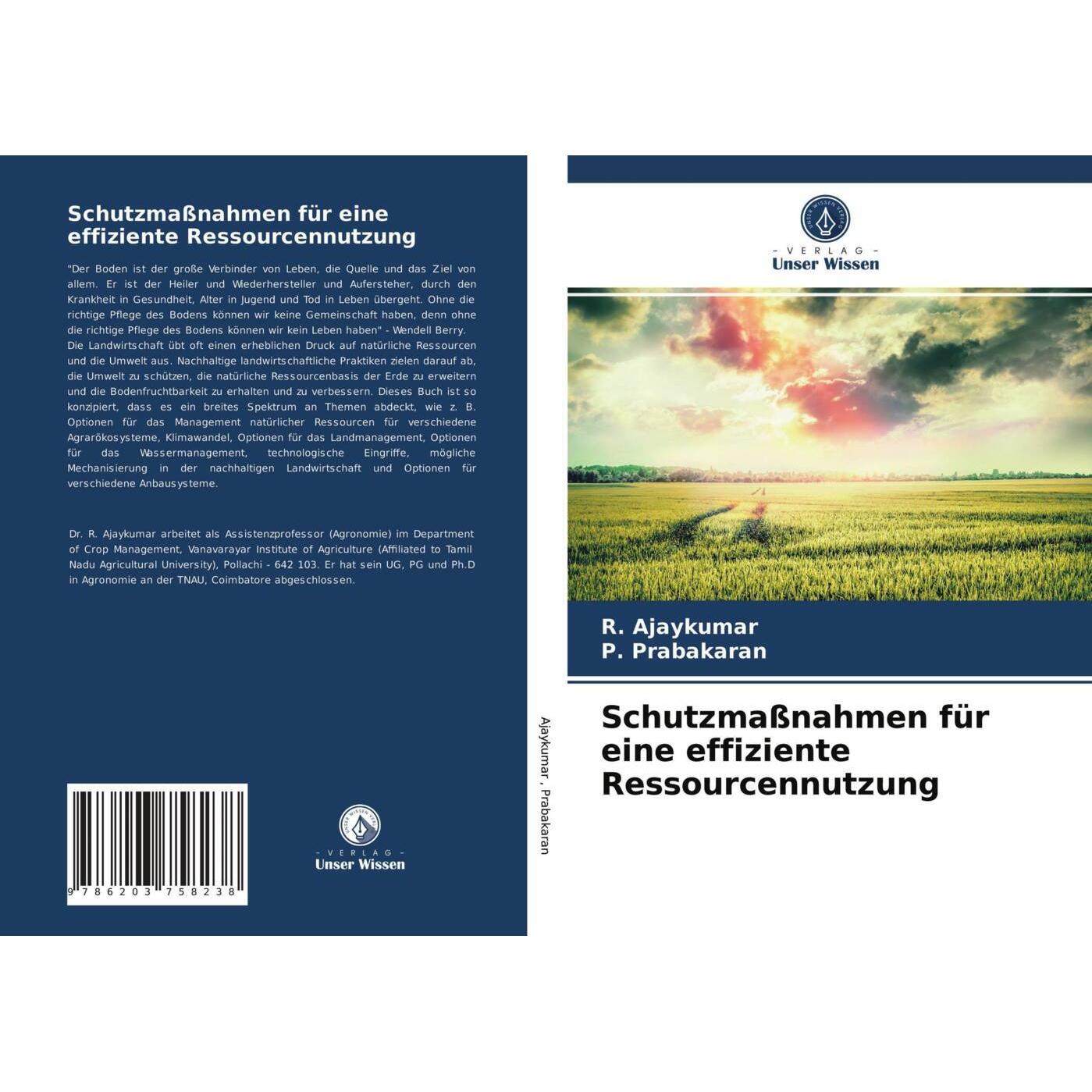Schutzmassnahmen für eine effiziente Ressourcennutzung, Fachbücher von P. Prabakaran, R. Ajaykumar