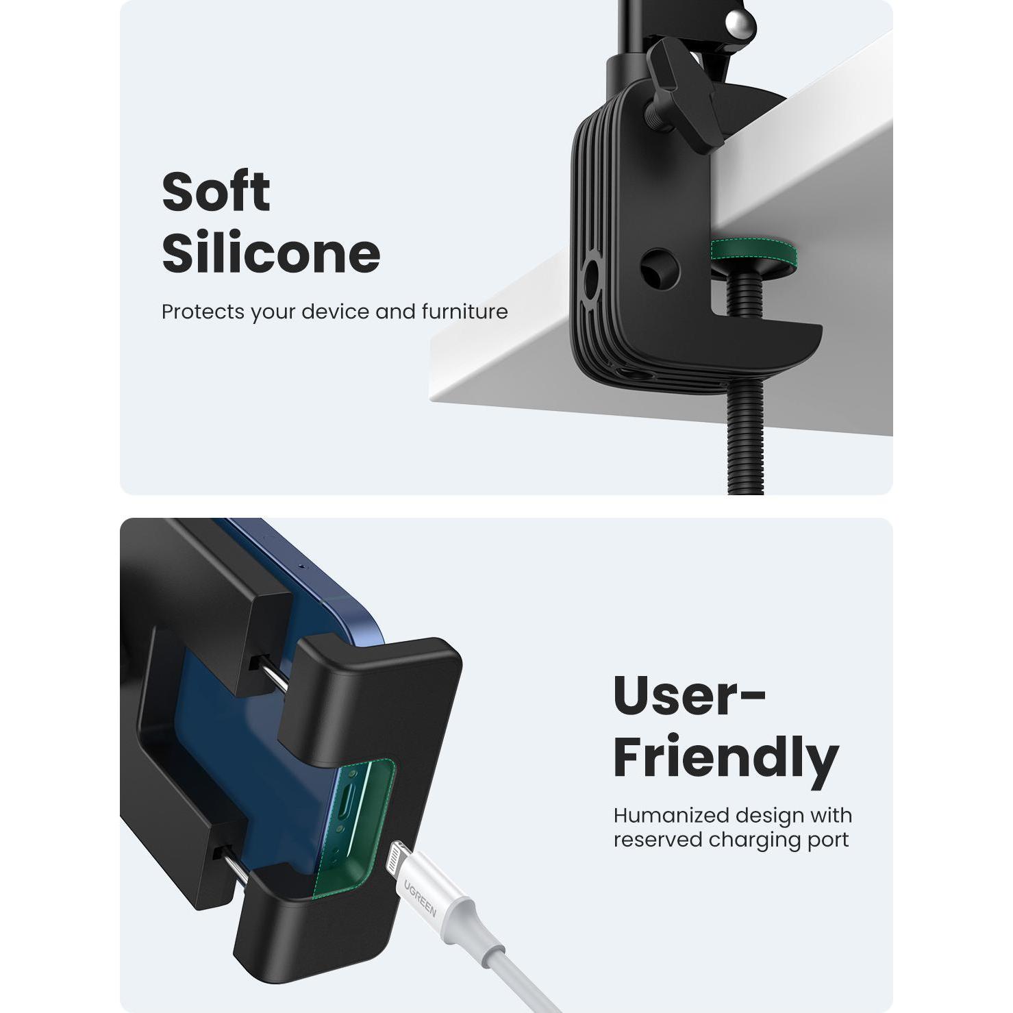 Thumbnail - Ugreen Universalhalterung, Tablet Halterung, Schwarz