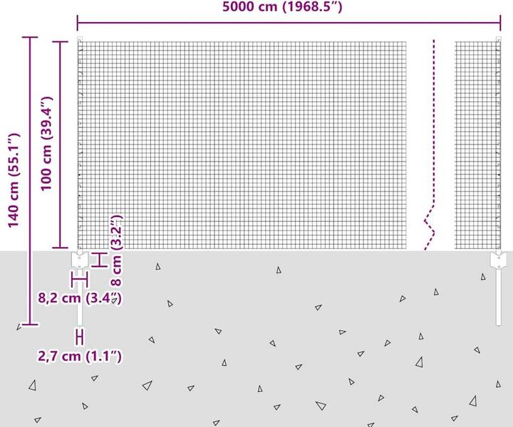 Produktbild vidaXL Aussenbarriere