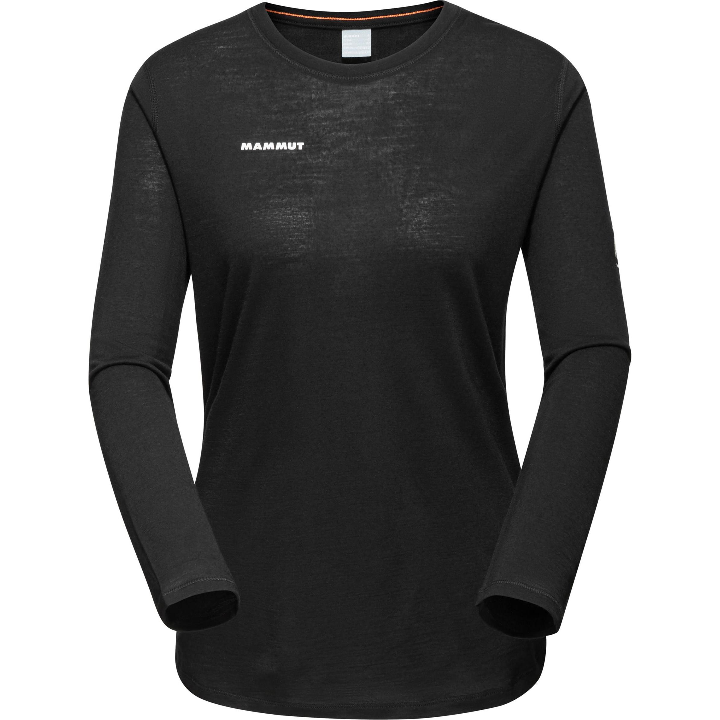 Mammut, Damen, Funktionsshirt, Tree Wool FL Longsleeve Women (M), Schwarz, M