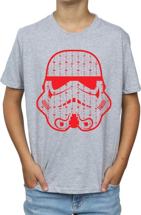 Produktbild Star Wars Christmas Stormtrooper Helmet TShirt Jungen (128)