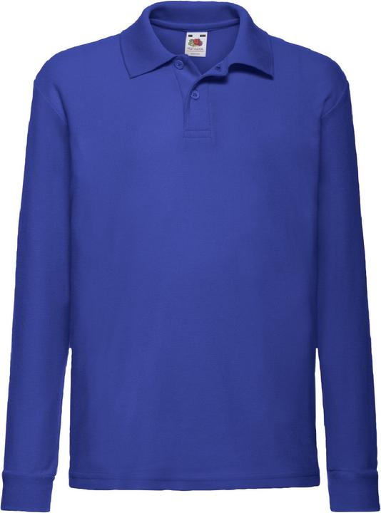 Actual product image Fruit of the Loom Polo shirt long sleeve (pack of 2)