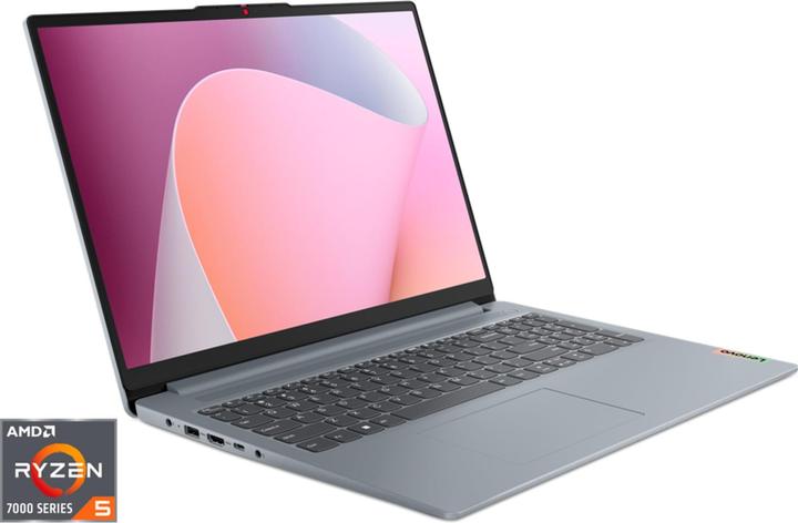 Actual product image Lenovo IdeaPad Slim 3 (16", 512 GB, 8 GB, DE, AMD Ryzen 5 7530U)