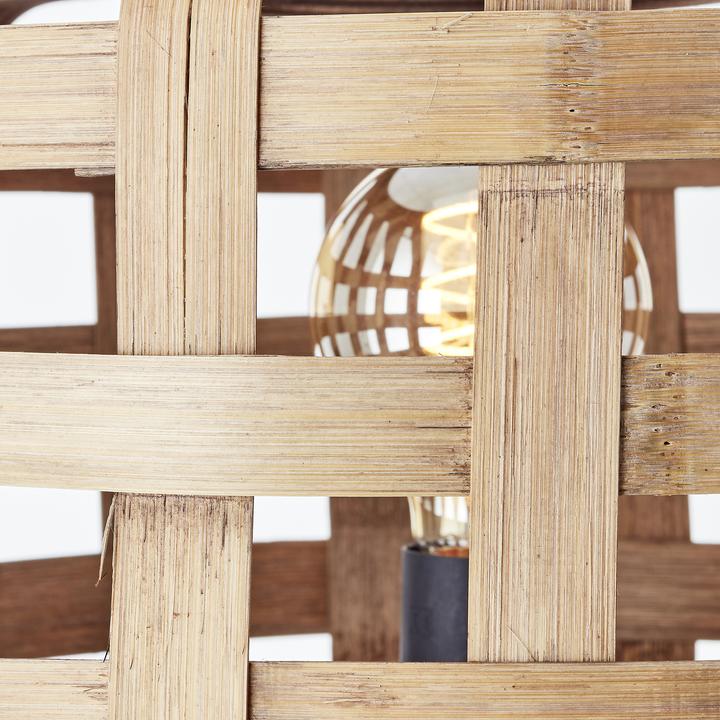 Actual product image Brilliant Vloerlamp Woodline E27 max 1x60W - Natuur/Zwart (E27)