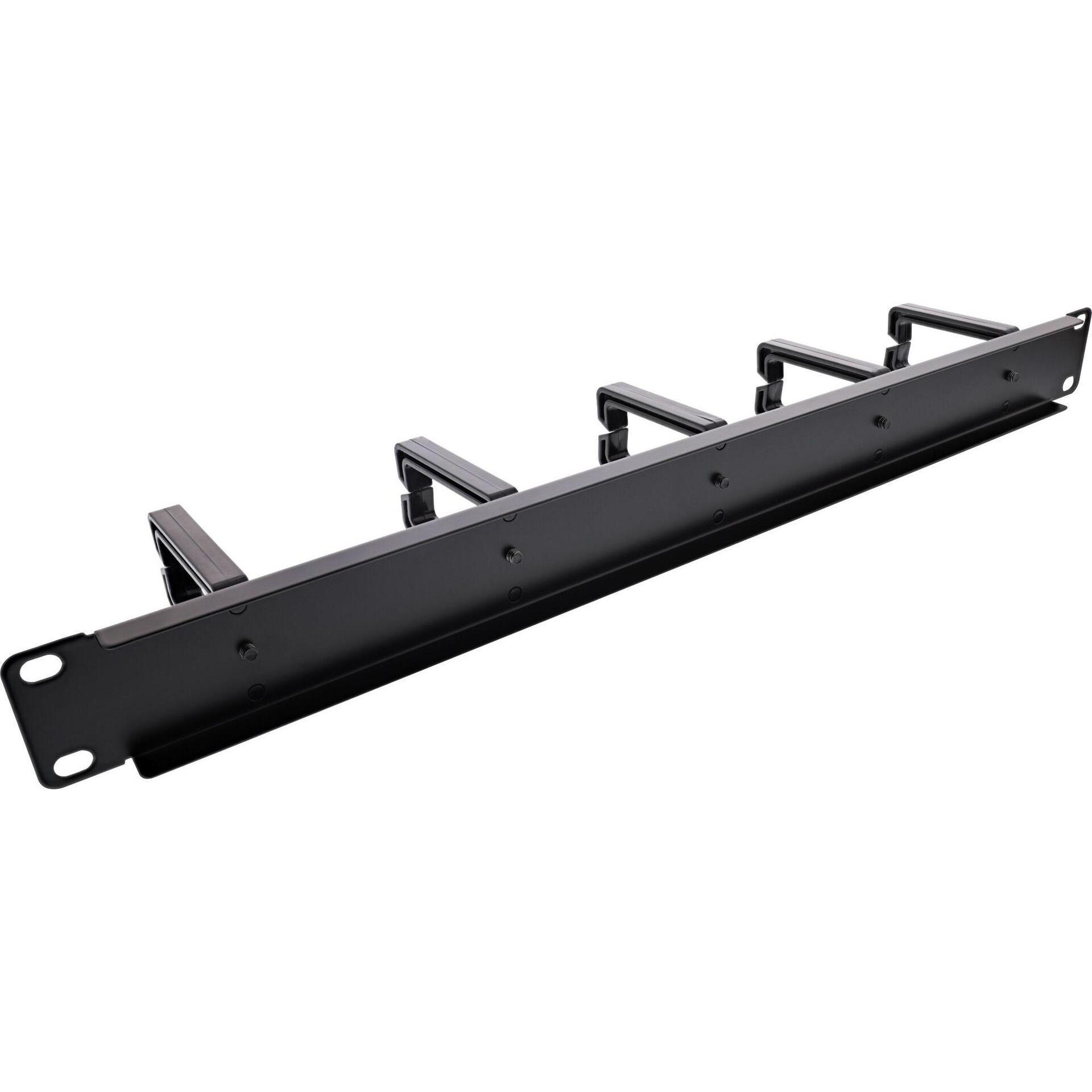 InLine 19" Kabelführungspanel, Serverschrank Zubehör, Schwarz