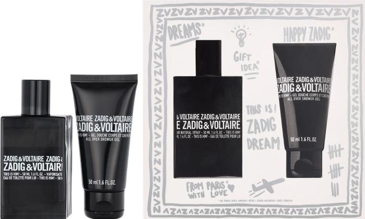 Produktbild Zadig & Voltaire This is Him! Christmas 2023 Eau de Toilette 50 / Shower Gel (Eau de Toilette, 100 ml)