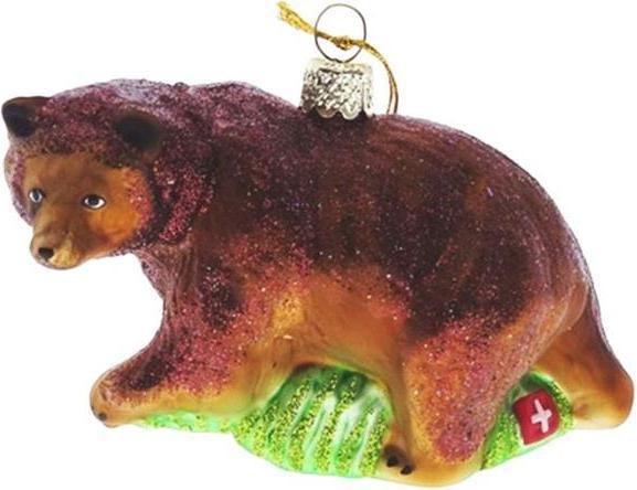 Ornamente LT: Q3 19 Glas Ornament BraunbÃ¤r (1 x)