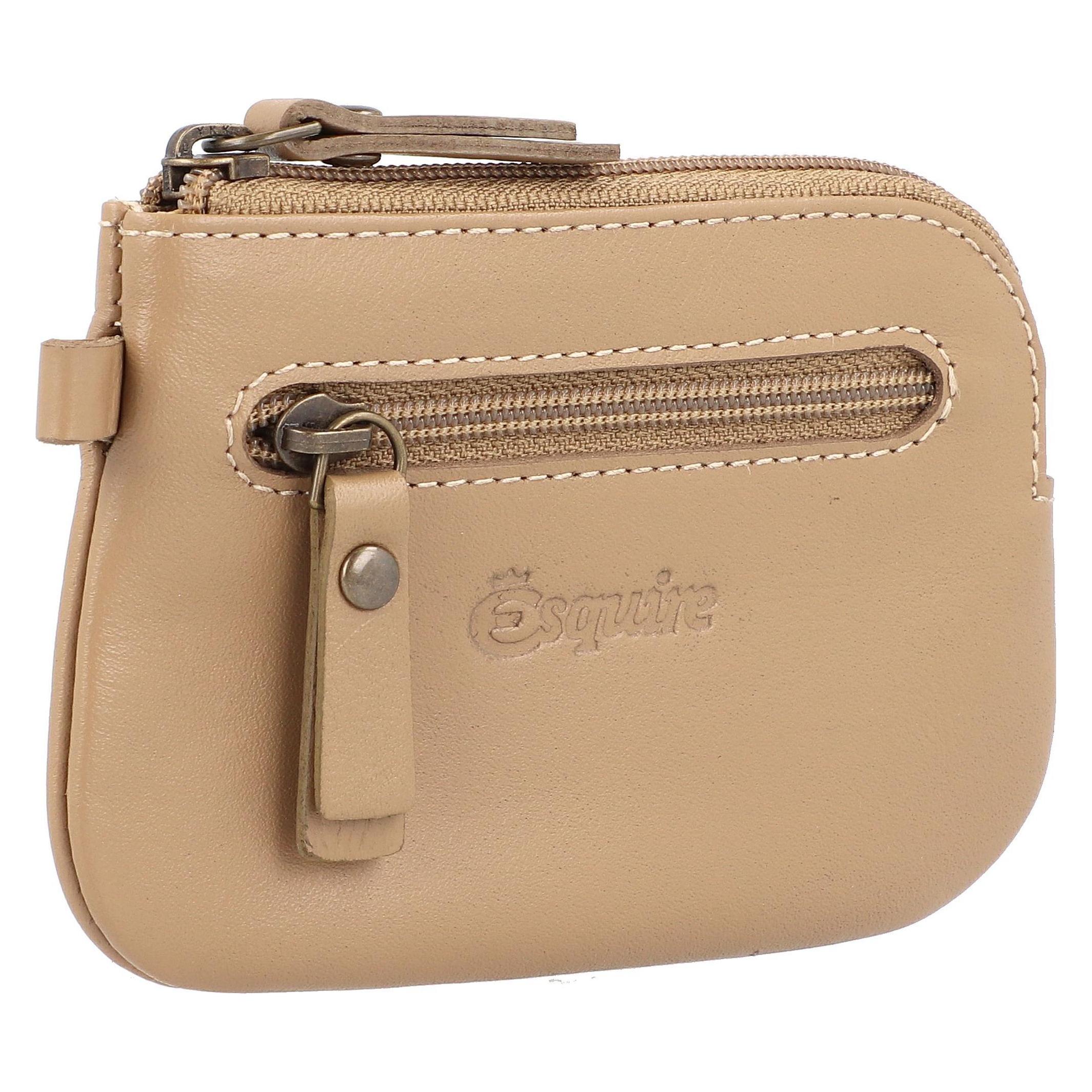 Esquire, Unisex, Portemonnaie, Peru Schlüsseletui Leder 11 Cm, Braun