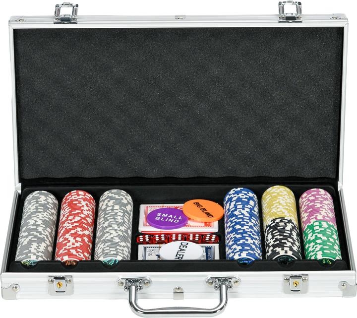 Produktbild SportNow Pokerkoffer mit 300 Chips (Deutsch, Englisch)