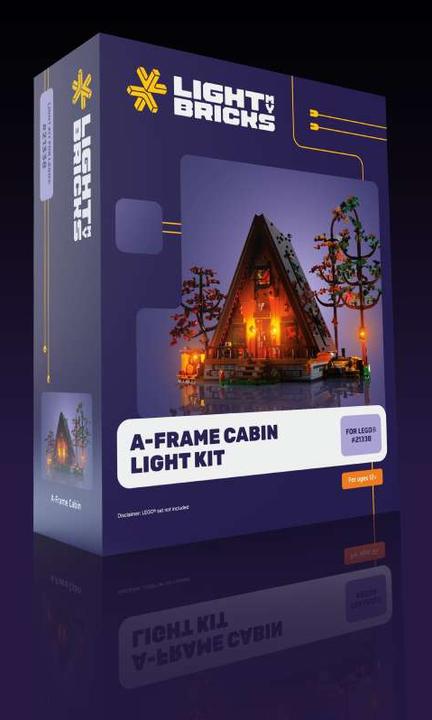 Produktbild Light my bricks LMB 2.0 LED Licht Set für LEGO® 21338 Finnhütte