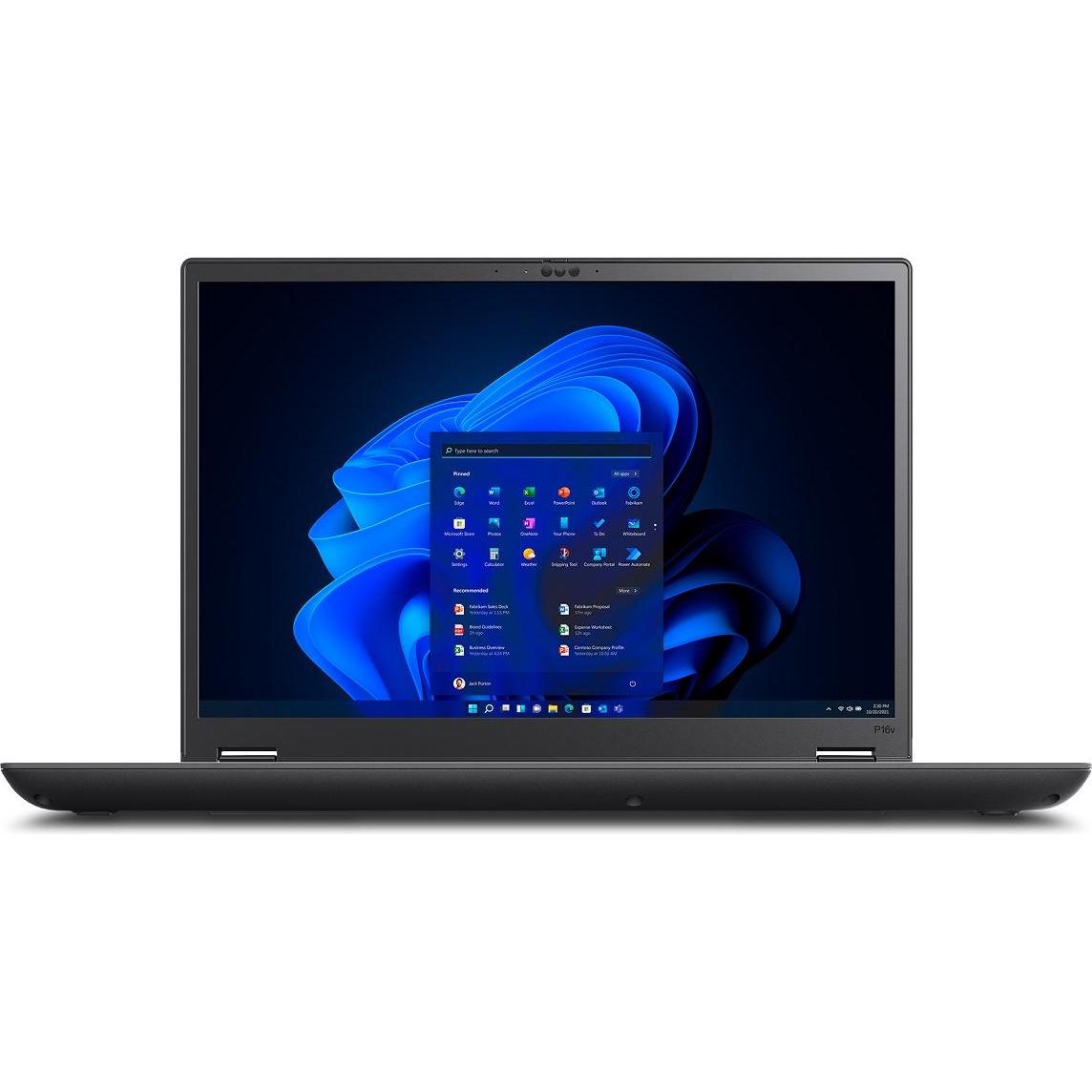 Thumbnail - Lenovo ThinkPad P16v Gen 2 (16", Intel Core Ultra 7 155H, 64 GB, 2000 GB, DE), Notebook, Schwarz