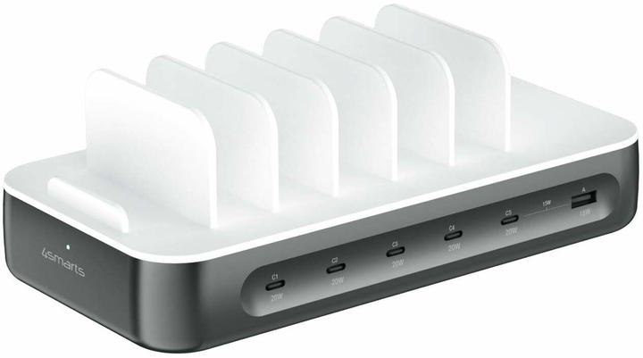Produktbild 4smarts Ladestation Team 100W 5C/1A inkl. 6 Kabel (100 W)