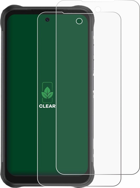 Actual product image ScreenLeaf Protective film sustainable screen protector screen protector film clear transparent (2 Piece, Umidigi Bison GT2 Pro)