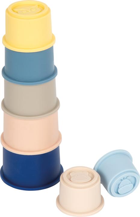 Actual product image small foot Silicone Stacking Cups