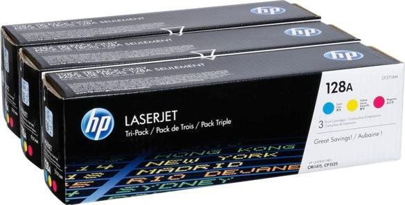 Actual product image HP 128a (C, M, Y)