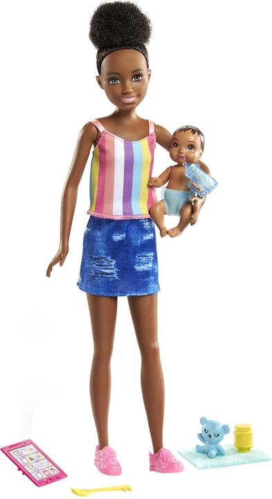 Produktbild Barbie "Skipper Babysitters Inc." Baby Sitter Doll + Baby/Accy Asst (4)
