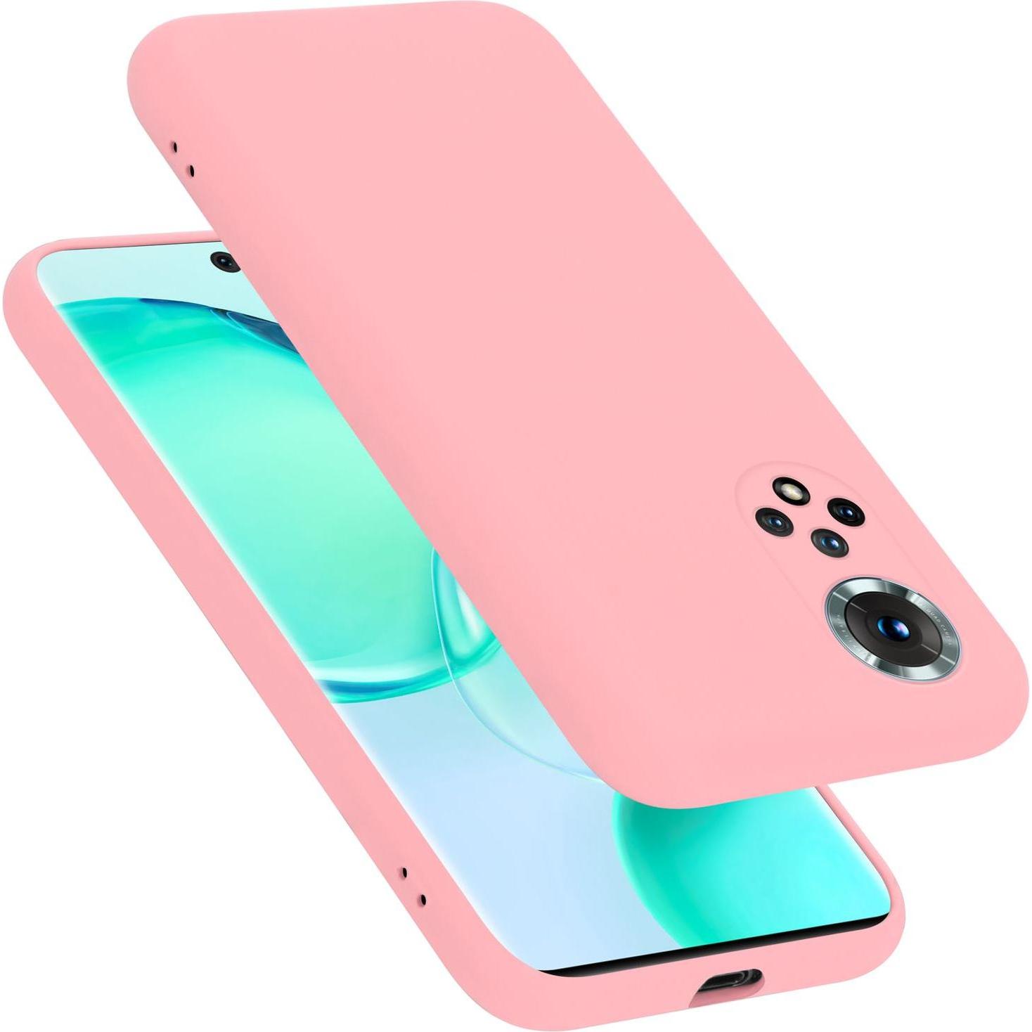 Cadorabo Hülle für Honor 50 / Huawei NOVA 9 TPU im Liquid Case Design (Honor 50, Huawei Nova 9), Smartphone Hülle, Rosa