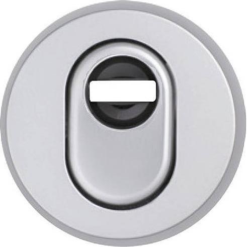 Universal Textiles, Türgriff + Fenstergriff, Edelstahl Schutzrosette rund, Zylinderabdeckung (Türschild)