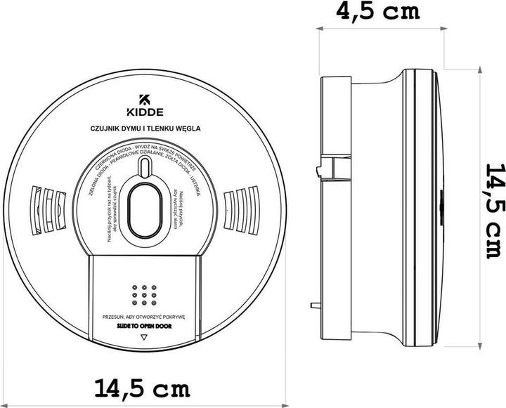 Actual product image Kidde K10SCO
