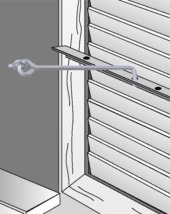 Actual product image Venetian blind locking bar