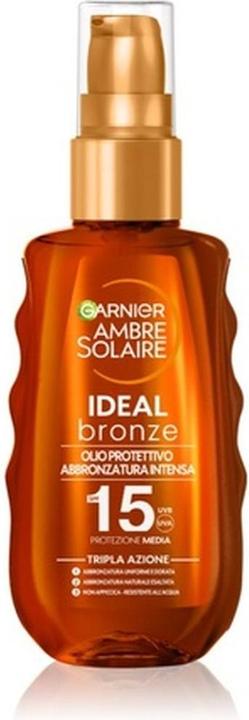 Garnier Ideal Bronze Intense Tanning Protective Oil SPF15 Spray 150ml (Sonnenöl, SPF 15, 150 ml)