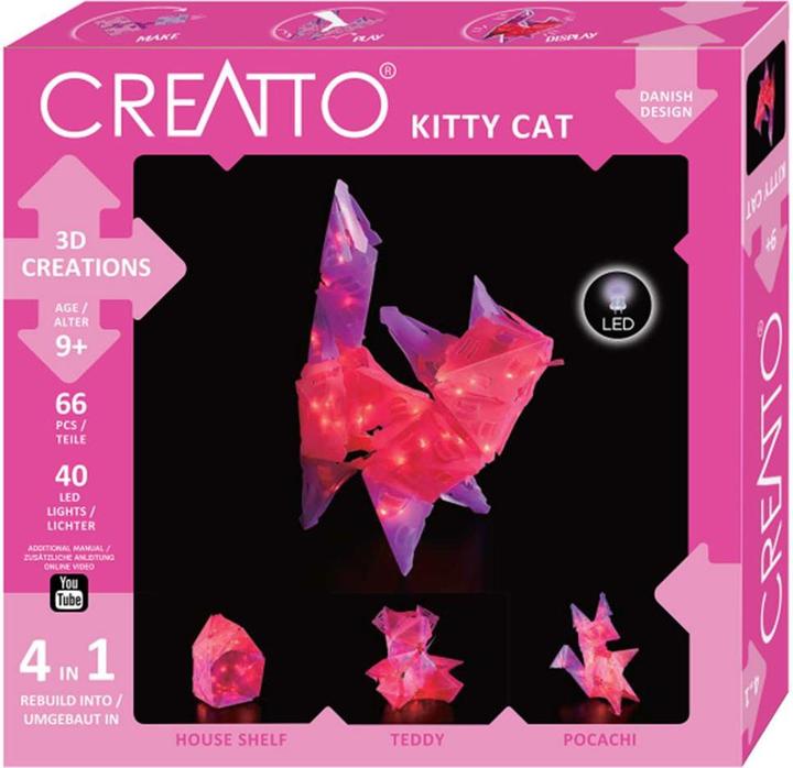 Produktbild Creatto Bastelset Kitty Cat 4 in 1