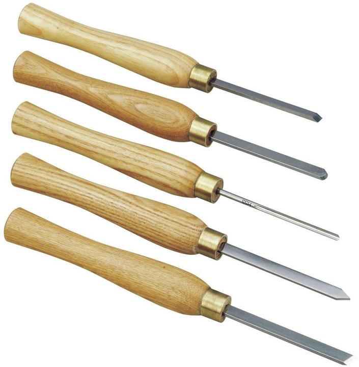 Proxxon Set di utensili per tornitura in HSS, 5 pezzi