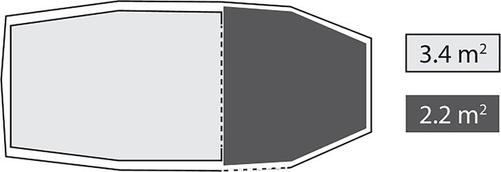 Image du produit Robens Voyager 3 Exp (Tente tunnel, 3.80 kg, 3 personnes)