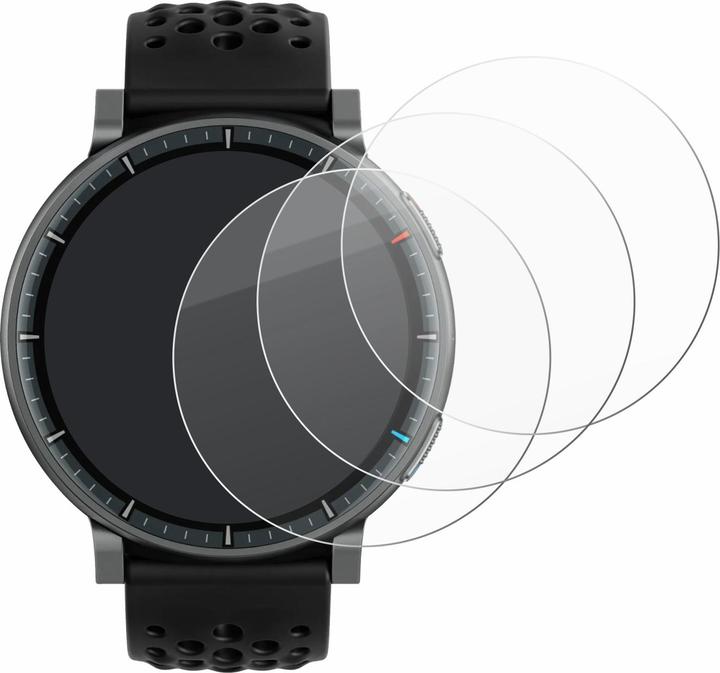 Actual product image Savvies 3x Smart Glass - 9H Hybrid Glass Screen Protector for Amazfit Active Max