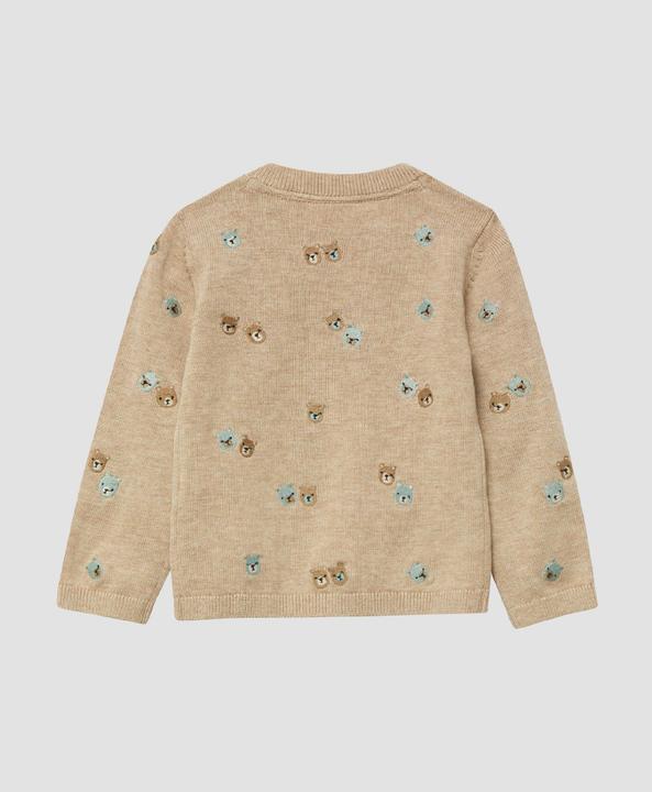 Image du produit s.Oliver Strickpullover Unisex Strickpulli mit Bärchenstickerei (68)