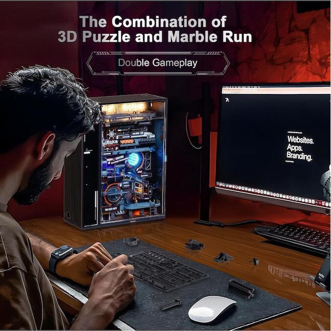 Productafbeelding Rokr De knikkerbaan van The Last City - 3D bouwpakket (kunststof)